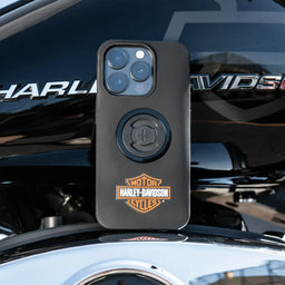 Harley-Davidsonケース付き☆送料込み！ HD_PhoneCase_ClassicBarAndShie