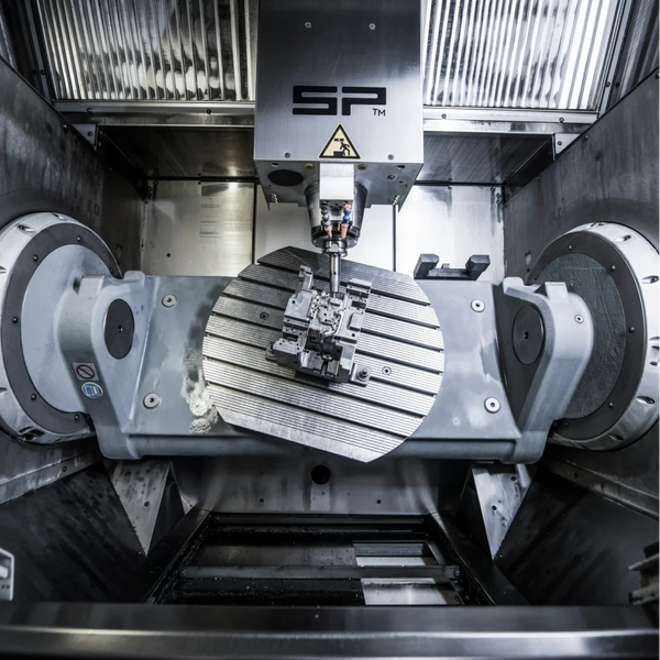 CNC machined high-grade aluminium